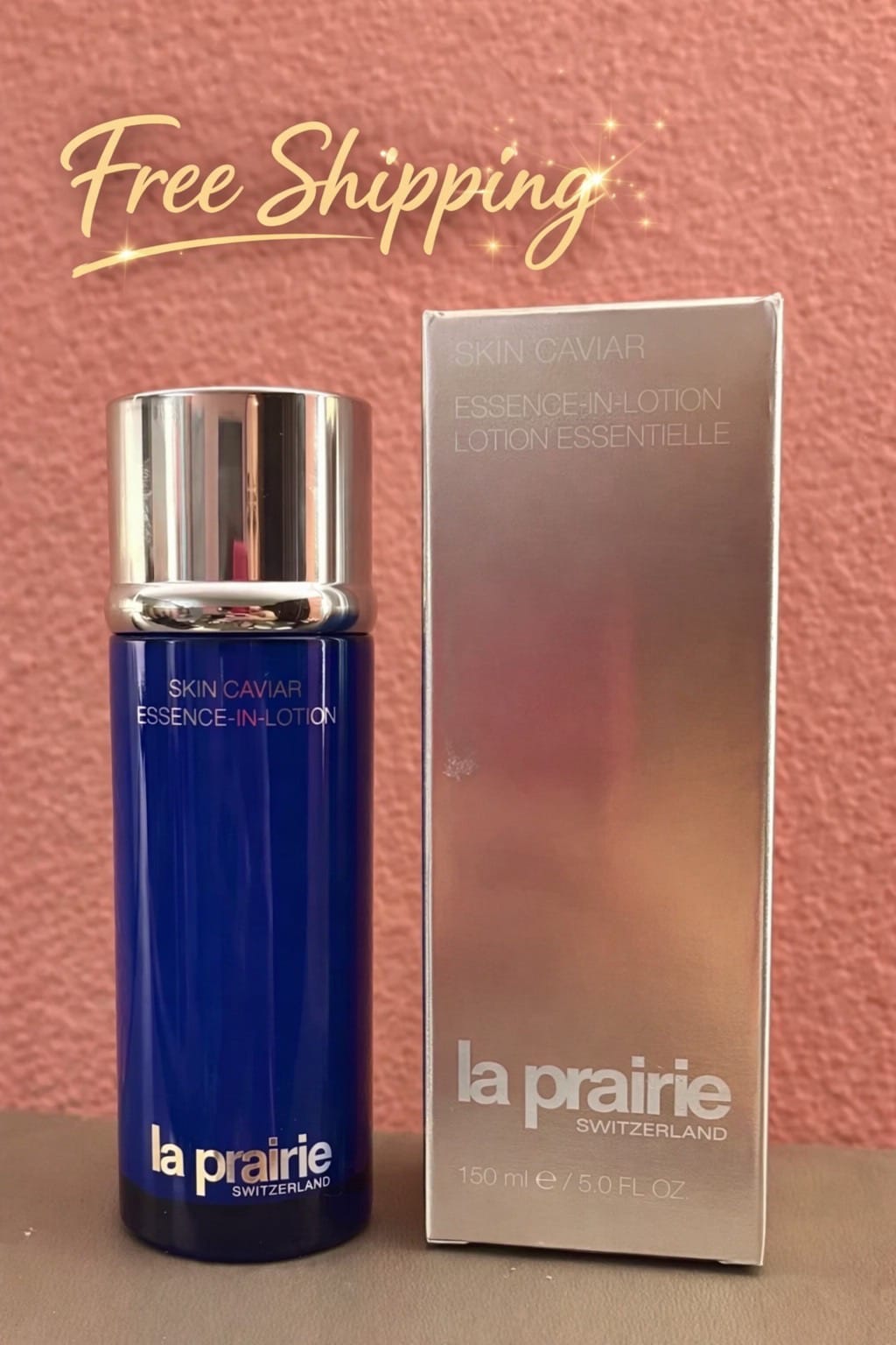 La Prairie Skin Caviar Essence-in-Lotion 5oz / 150ml Sealed NIB Fit And Glow