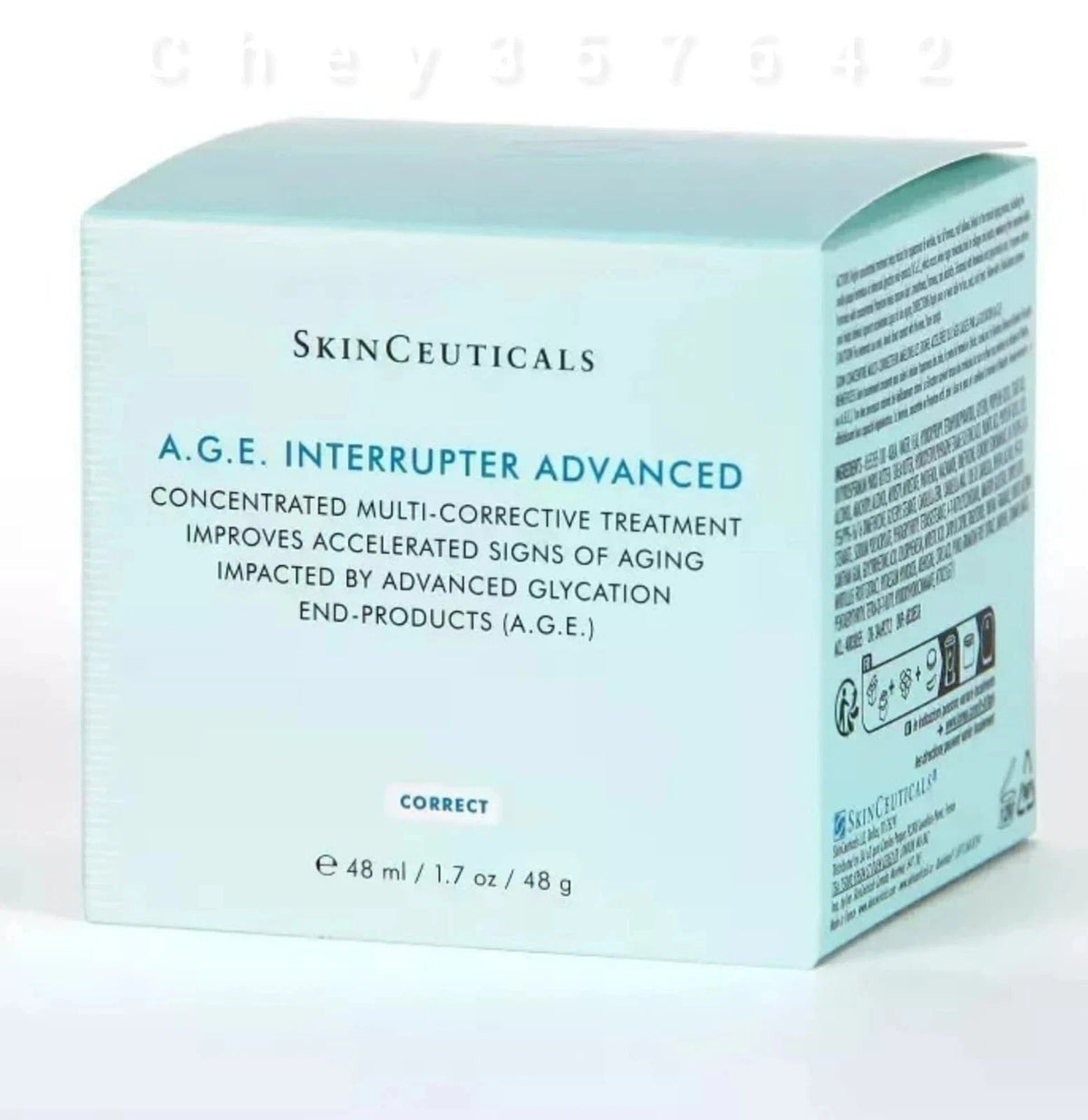 SKINCEUTICALS AGE INTERRUPTER ADVANCED FACE CREAM FULLSIZE 1.7 OZ Fit And Glow
