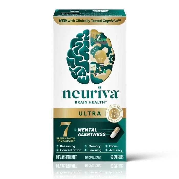 Neuriva Brain Health Ultra Capsules 60ct Fit And Glow