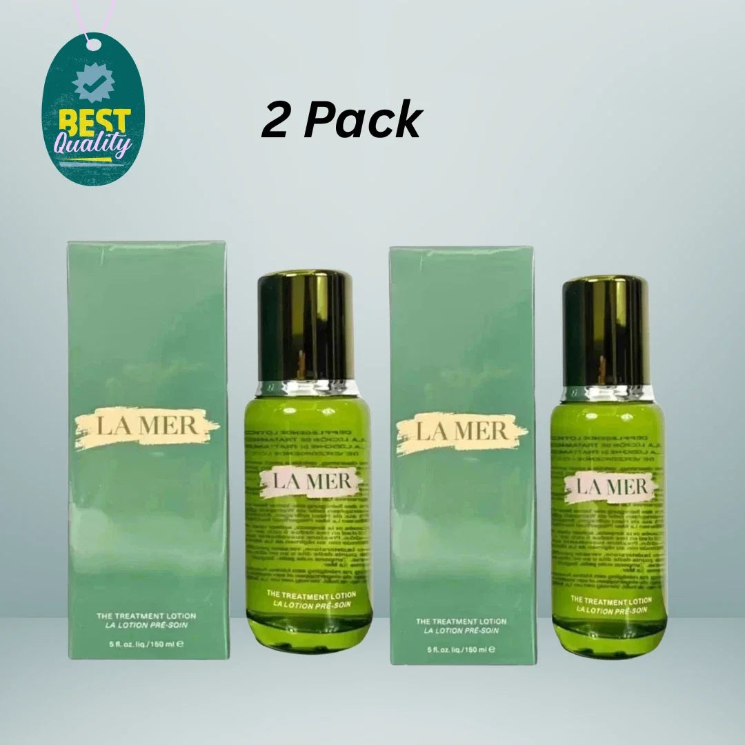 (2x) LA MER The Treatment Lotion 150ml / 5oz New with Box & Sealed Fit And Glow