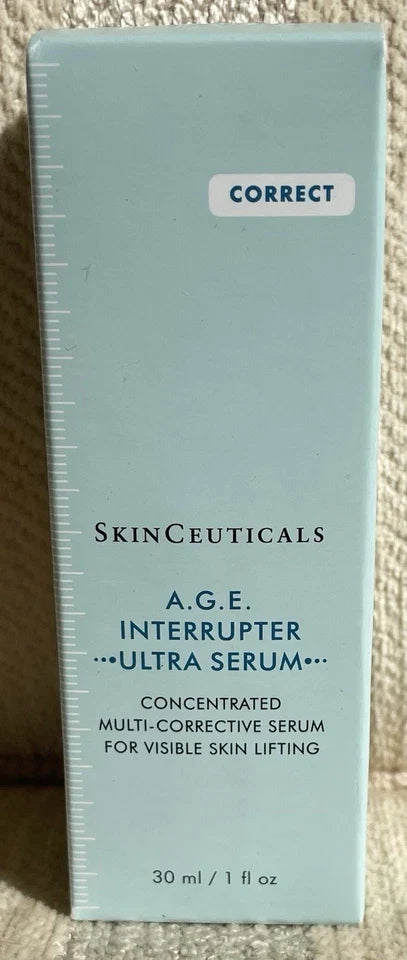 SkinCeuticals AGE A.G.E. Interrupter Ultra Serum Full Size 1 OZ Sealed Fit And Glow