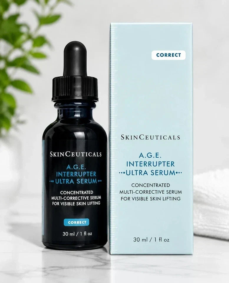 SkinCeuticals AGE A.G.E. Interrupter Ultra Serum Full Size 1 OZ NEW Sealed Fit And Glow