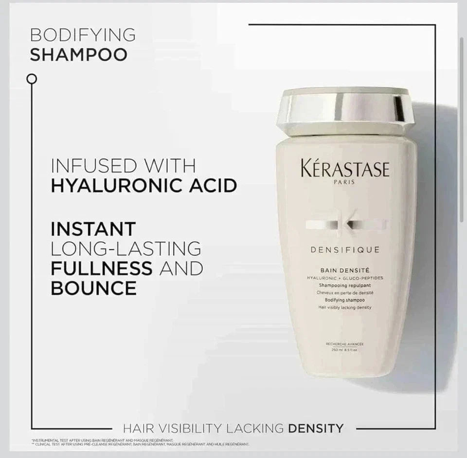Kerastase Densifique Bain Densite Bodifying Shampoo 250ml / 8.5oz Fit And Glow