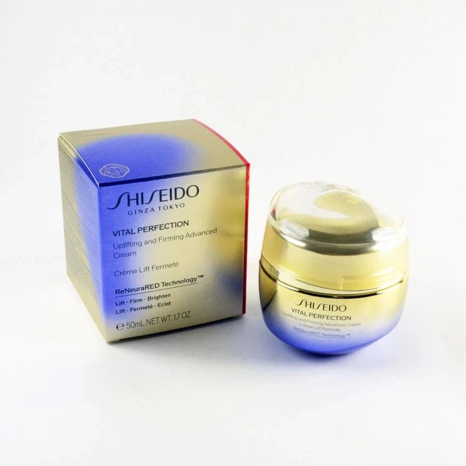 Shiseido Vital Perfection Uplifting & Firming Advanced Cream 1.7 oz 50ml New Fit And Glow