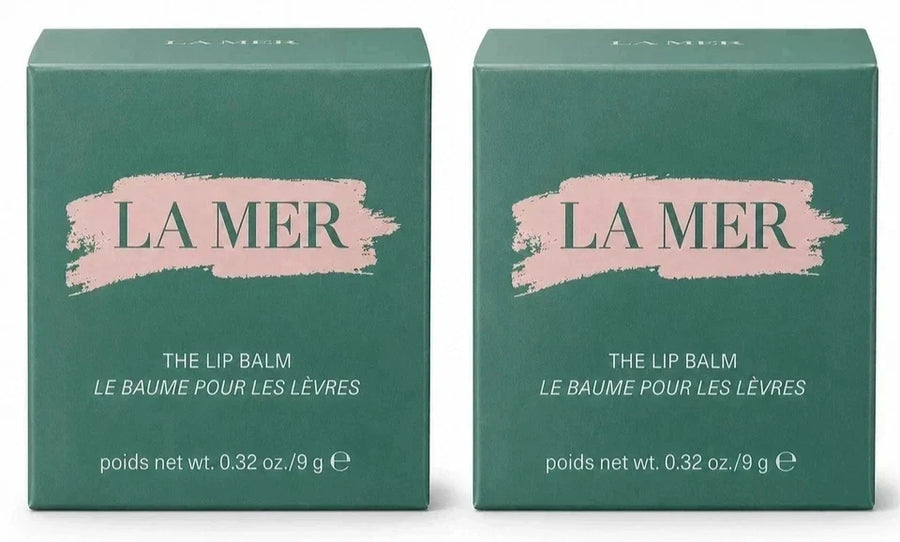 PACK OF 2 La Mer The Lip Balm 0.32 oz 9g NeW &FRESH STOCK & Sealed Box Fit And Glow