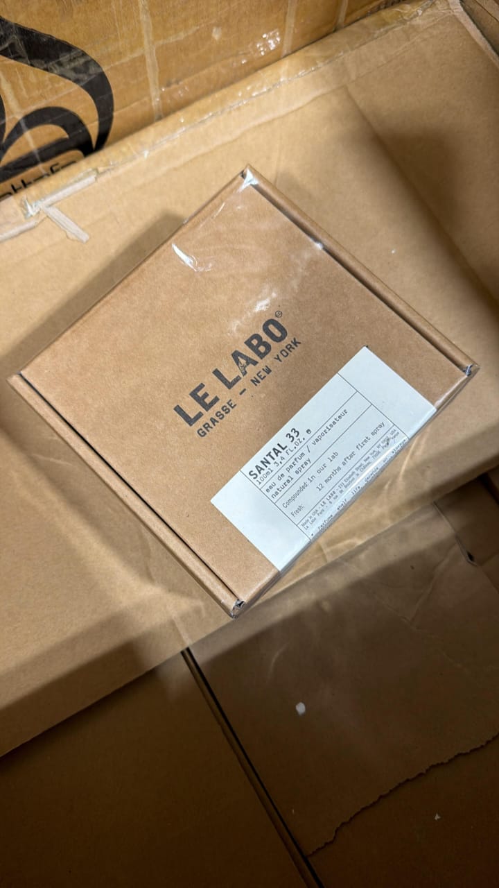 Le Labo Santal 33 3.4 Oz / 100 ML Unisex Eau de Parfum spray New In Box Fit And Glow